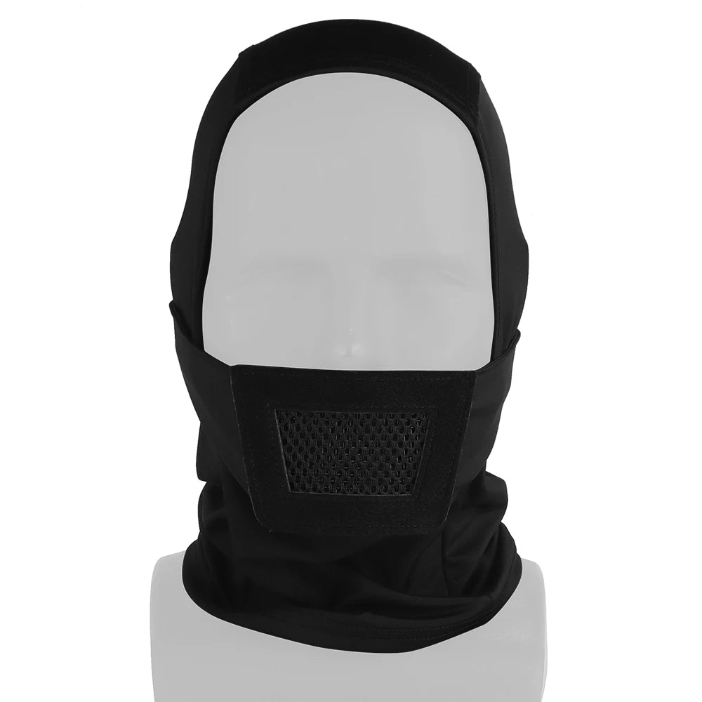 Airsoft Paintball Protective Headgear Tactical Mesh Breathable Mouth Protection Motorcycle Rider Headgear Hunting Protective