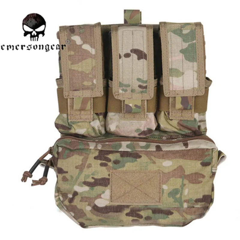 EmersonGear Assault Back Panel Tactical MOLLE Vest Ammo Carrier Pouch Set Panel FOR Hunting Vests