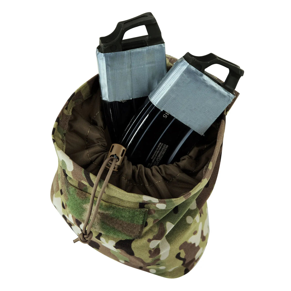 KRYDEX Tactical Magazine Dump Pouch Molle Mag Recover Drop Pouch Recycling Bag Hunting Outdoor Hiking Storage Tool Bag