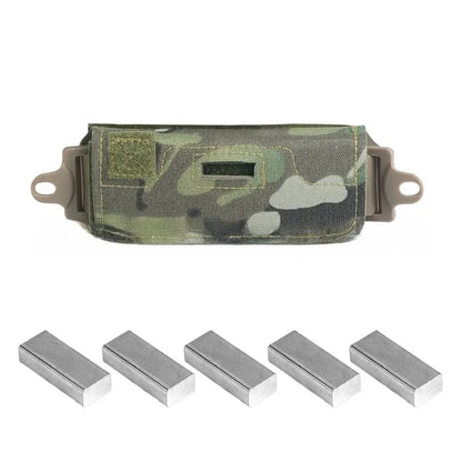 Helmet Counterbalance Weight Bag with 5 Counter Blocks, Tactical Balancing Accessories for FAST Helmet Outdoor Sports