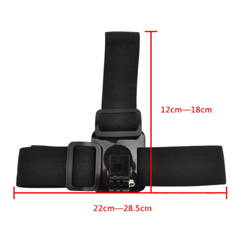 Head Mount Headband Strap Mobile Phone Holder Kit For GoPro Hero 13 12 11 10 9 8 7 AKASO SJCAM DJI Action Camera
