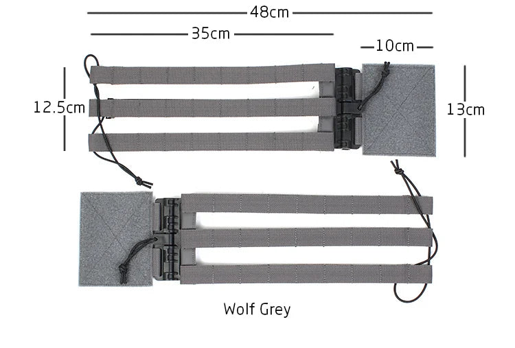 PEW TACTICAL Plate Carrier MOLLE TUBES  Cummerbund Airsoft UA30