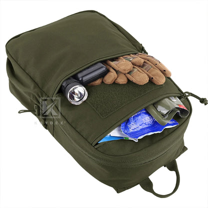 KRYDEX Tactical 14L Daypack Outdoor EDC Backpack Travel Range Pack Hiking Sport Hunting Lightweight Waterproof Backpack Bag