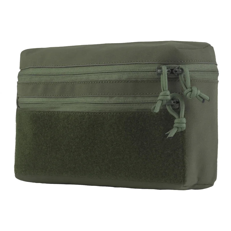 Universal MOLLE GP Pouch Large Size Multi-Use Storage with Zipper & Hook Loop Fastener for Field Vest EDC Outdoor Accessories