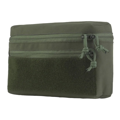 Universal MOLLE GP Pouch Large Size Multi-Use Storage with Zipper & Hook Loop Fastener for Field Vest EDC Outdoor Accessories