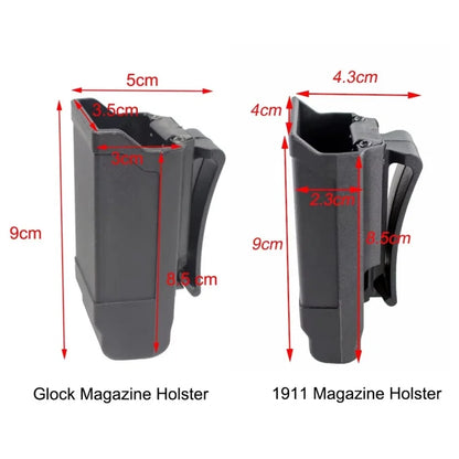GL/1911 Magazine Pouch | Single Stack Pistol Mag Carrier | For Range Training & Field Use