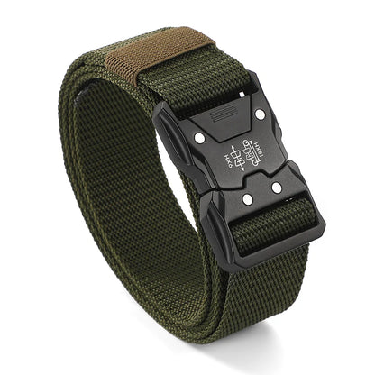 New 1pcs Versatile Men's Tactical Belts - Durable, Adjustable Design - for Outdoor Hunting & Sports Enthusiasts Men Belt