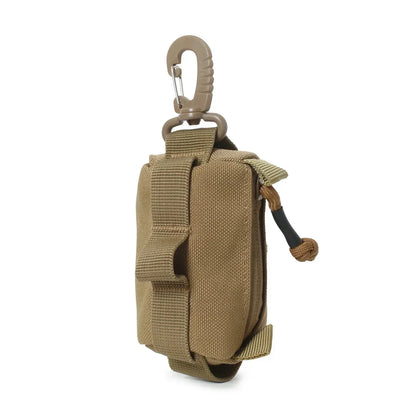 Tactical EDC Pouch Zipper Key Card Holder Pouch Coin Purses Wallet Small Bag Organizer for Men and Women Outdoor Hiking