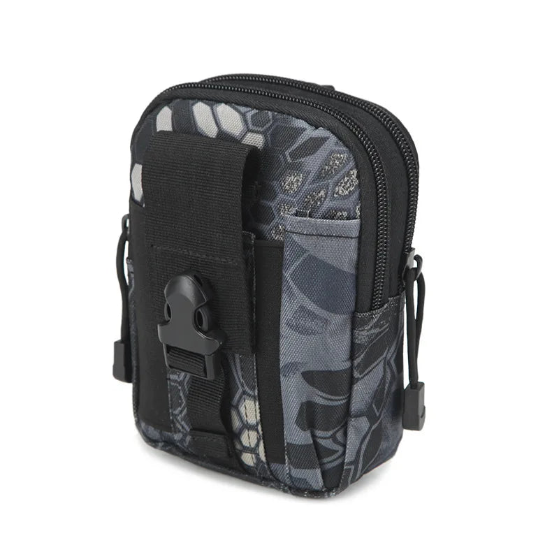 Tactical First Aid Waist Pack Men Camo Molle Pouch Outdoor Cycling Running Camping Hunting Multi-Function Tool Phone Bag