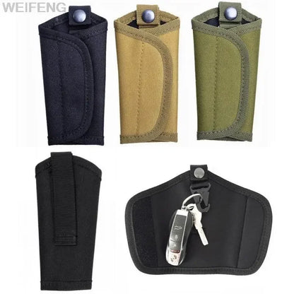 Outdoor Pouch Waist Pack Belt Small Pocket Keychain Holder Case Waist Key Pack Bag Tactical EDC Pouch Key Wallet