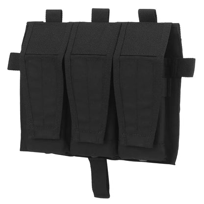 AVS Detachable MBAV Tactical Vest Triple Magazine Pocket Flap Front Bag M4 556 Mag Pouch  Plate Carrier Airsoft Accessories