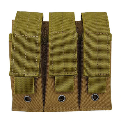 Tactical 9mm Molle Pistol Magazine Pouch Hunting Holster Molle Triple Double Single Mag Pouch for G17 P226 M9 hunting items