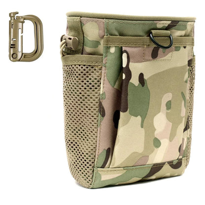 Molle Dump Pouch,Hunting Magazine Recovery Pouch Drastring Ammo Bag Belt Waist Fanny Pack Adjustable Holster Bag