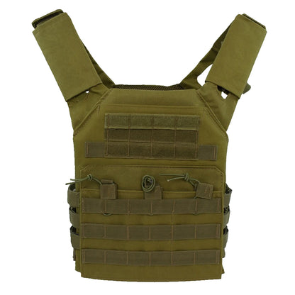 600D Hunting Tactical Vest Waterproof Outdoor Body Armor Lightweight JPC Molle Plate Carrier Vest for CS Game Jungle Equipment