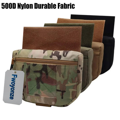 Fwoyonze 500D Nylon Outdoor Tactical JPC/CPC Vest/Tactical Chest Pouch FC Large Sub-Pouch Expanded Lower Belly Bag