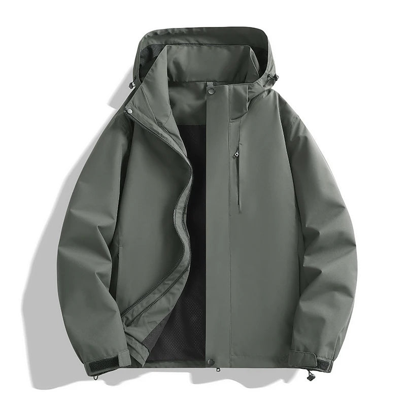 CHRLCK Unisex Hiking 3IN1 Jacket Waterproof Camping Trekking Fishing Oilproof Jackets Outdoor Sport Windbreaker Autumn Winter