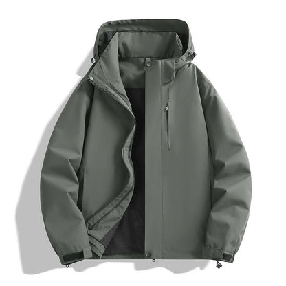 CHRLCK Unisex Hiking 3IN1 Jacket Waterproof Camping Trekking Fishing Oilproof Jackets Outdoor Sport Windbreaker Autumn Winter