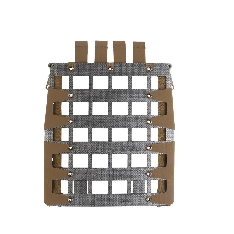 Airsoft Plate Carrier Back Panel MOLLE Zipper Kit FERRO Style FCPC V5 Hunting Vest Lightweight Stand Extension Gear