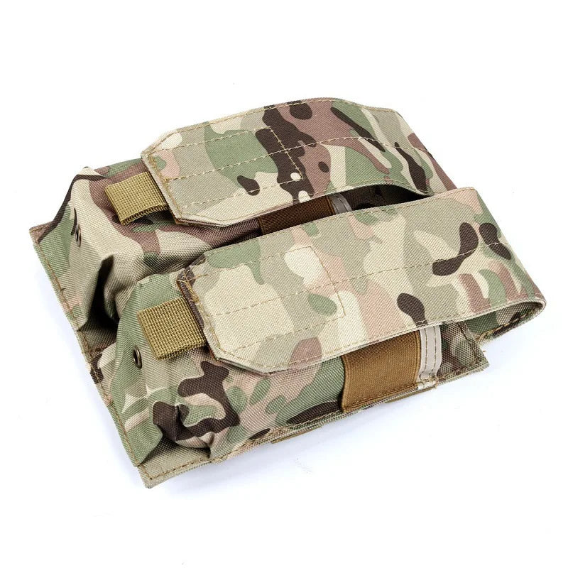 Utility Tactical MOLLE Magazine Pouches Triple&Double Shooting Mag Pouch Wargame Paintball 5.56/7.62 Mag Bag for M4 AR15 Ak47