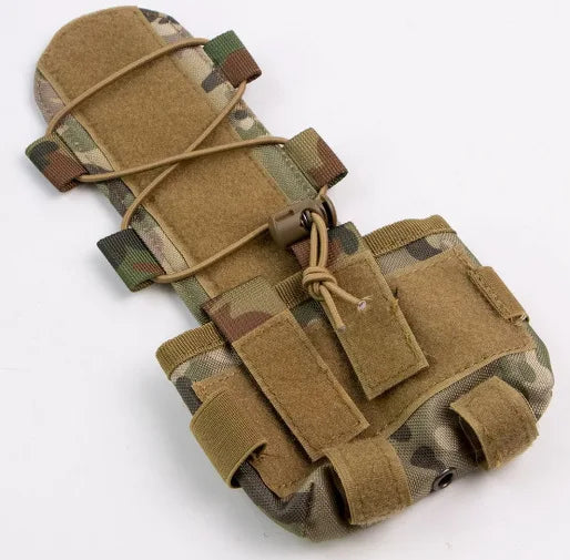 MK2 Tactical Helmet Counterweight Battery Pouch, Fast Helmet Battery Pack Accessories for Airsoft Hunting Outdoor Sports