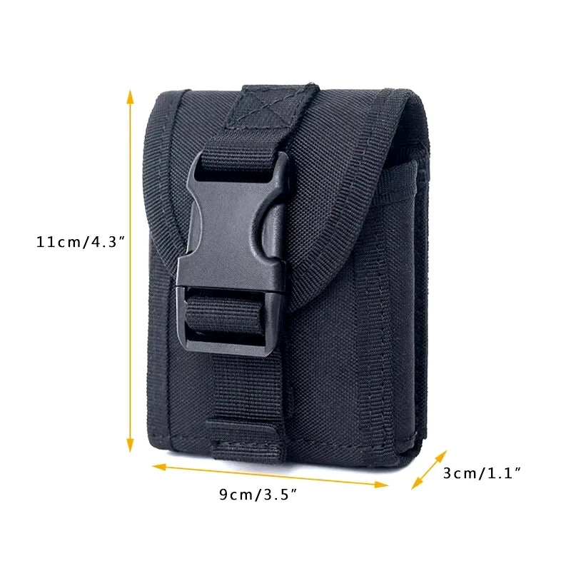 Outdoor EDC MOLLE Waist Bag - Portable Multifunctional Pouch for Cigarettes, Hunting & Belt Mounting