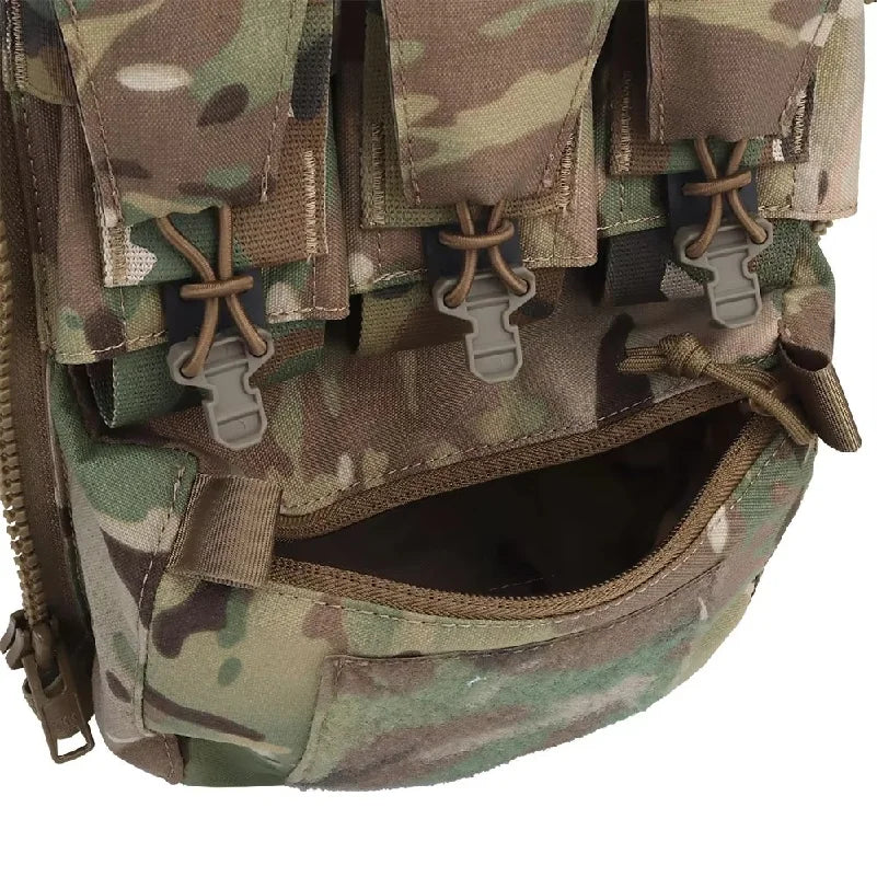 Tactical V5 FCPC Plate Carrier Back Panel Expansion Bag Supplement Sub-package Airsoft Triple Pouch Vest Accessories