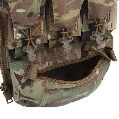 Tactical V5 FCPC Plate Carrier Back Panel Expansion Bag Supplement Sub-package Airsoft Triple Pouch Vest Accessories