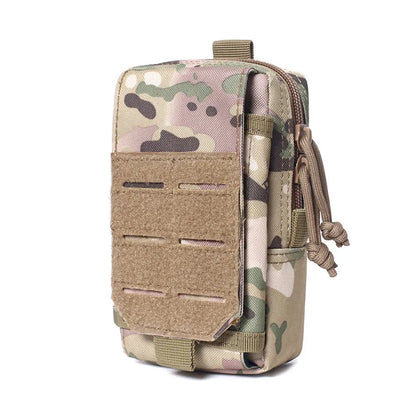 Tactical Molle Phone Case Holder First Aid Kit Bag Waist Uility EDC Pouch Outdoor Hunting Accessory Smartphone Bag Ammo Pack
