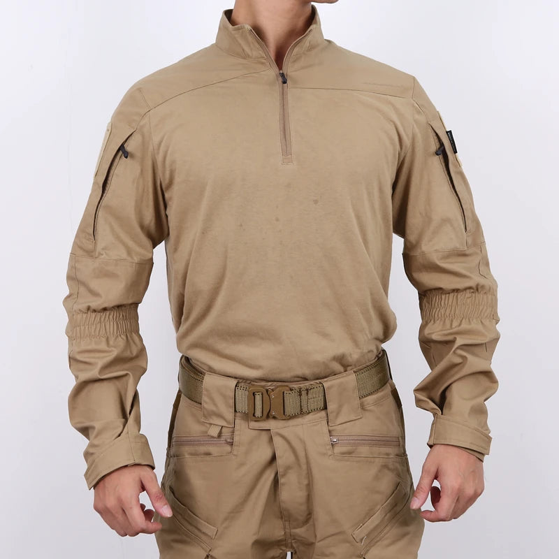 Tactical Suit PAZAGUILA Frogman Combat Shirts Pants Set Men Field Training FROG Scouting Uniform CS Airsoft Shot Kit