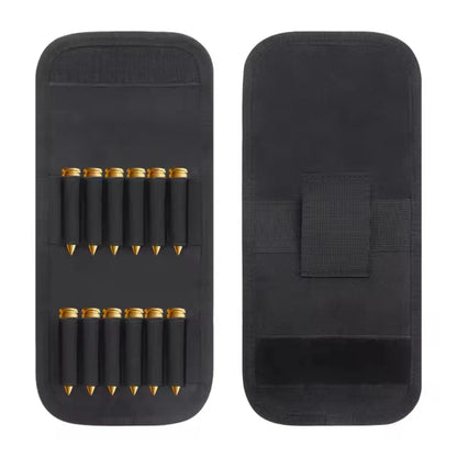 Tactical 12 Round Foldable Ammo Pouch Ammo Carrier Bag Molle Shotgun Bullet Shell Holder Rifle Cartridge Hunting Accessories