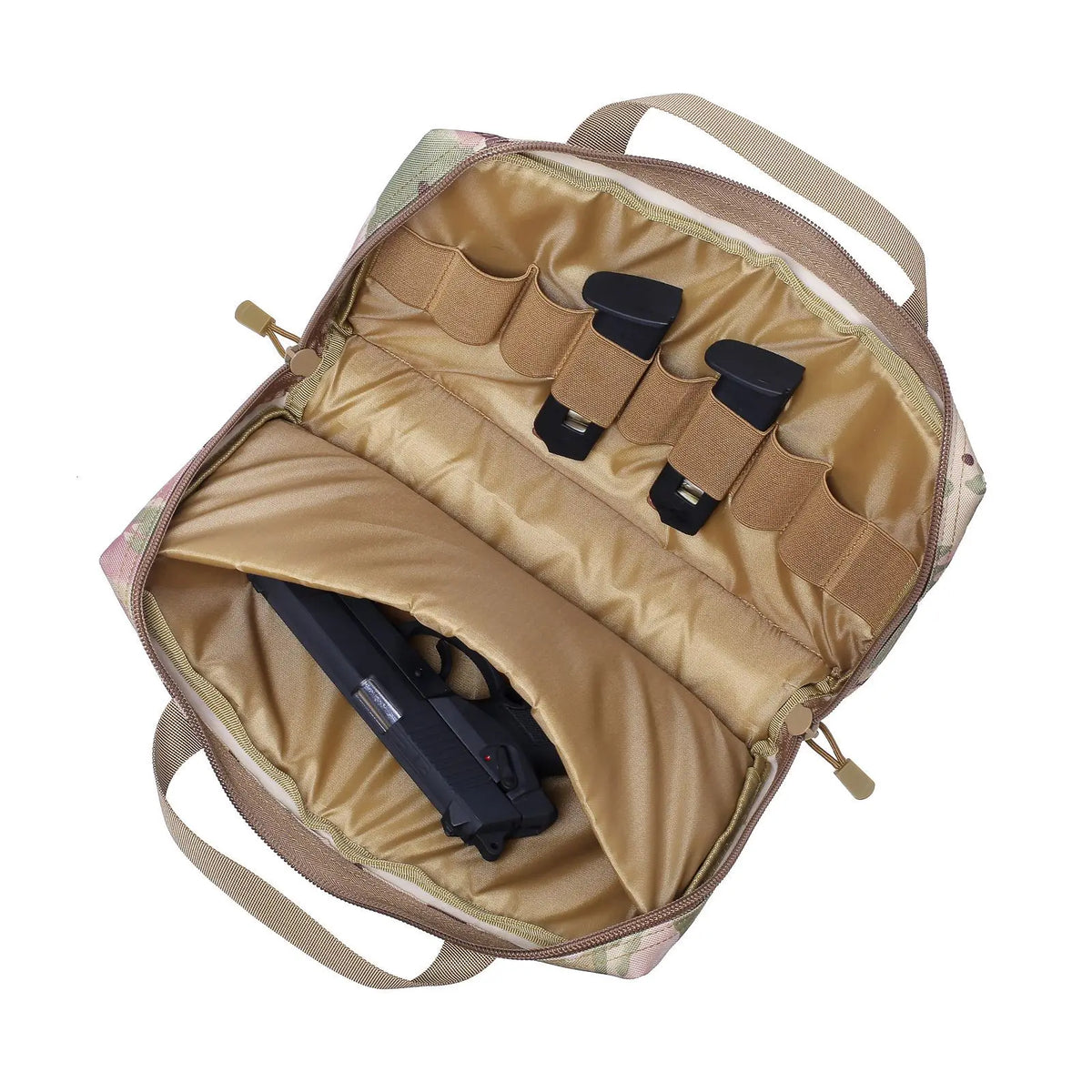 Tactical Pistol Gun Bag Case for Glock 17 Beretta M9 Universal Concealed Handgun Storage Bag Magazine Pouch Hunting Accessories