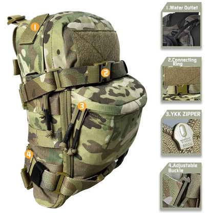 EMERSONGEARS tactical Vest Pouch Mini Hydration bag Hydration Backpack Assault Molle Pouch  2L Sport Water Bags