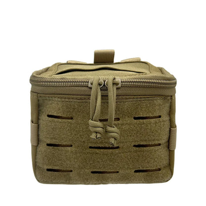 Tactical  Molle Pouch Utility Pouch Top Elastic Opening Multi-Purpose Waist Bag Outdoor Hunting Gloves  EDC Tool Bag Poop Bag