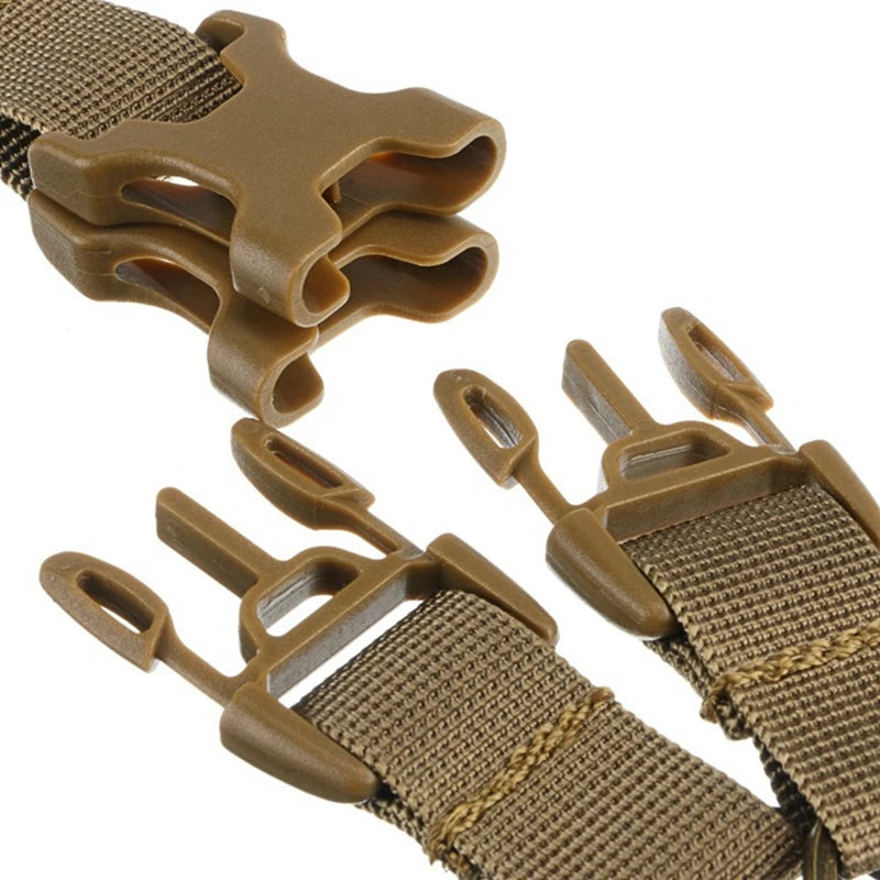 Tactical Gear Keychain Clip Nylon Belt Key Chain Key Holder Quick Release Buckle Key Ring Molle Bag Attachments Hooks