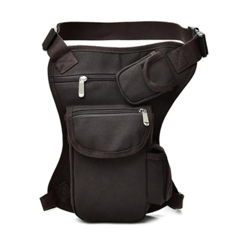 Men's Tactical Drop Leg Bag Multifunctional Waist Pack Adjustable Thigh Belt Hiking  Sports Cycling Waterproof Nylon Camping Bag