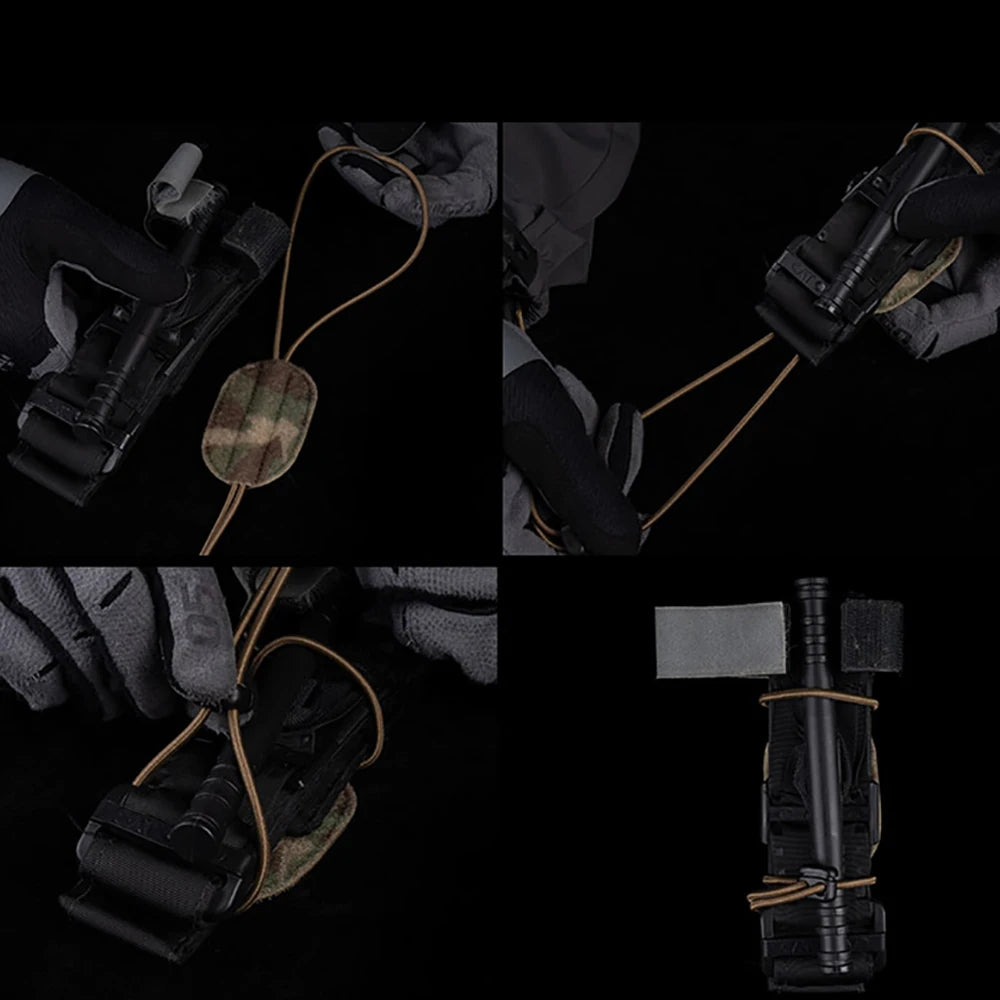 Tactical High Reinforced Night Vision Goggles NVG Reinforcement Lanyard Double-sided Magic Fastener Helmet Accessories