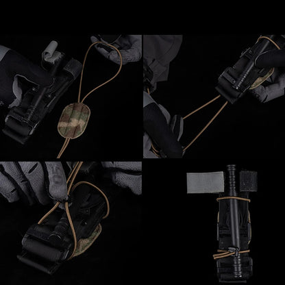 Tactical High Reinforced Night Vision Goggles NVG Reinforcement Lanyard Double-sided Magic Fastener Helmet Accessories