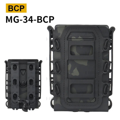 Tactical Magazine Pouch Molle for Ar15 M4 5.56 7.62mm Scorpion Fast Mag Quick Release Mag TPR Holster Adjustable Case Box