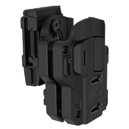 Universal Belt Clip Holster, 360° Rotation Tactical OWB Holster For full size,compact,subcompact, Right hand,Polymer