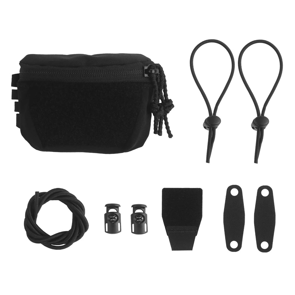Tactical Helmet Rear Bag SC Style Brain Battery Pouch Hook&Loop NVG Battery Box Storage for Hunting Fast Helmet Gear Accessories