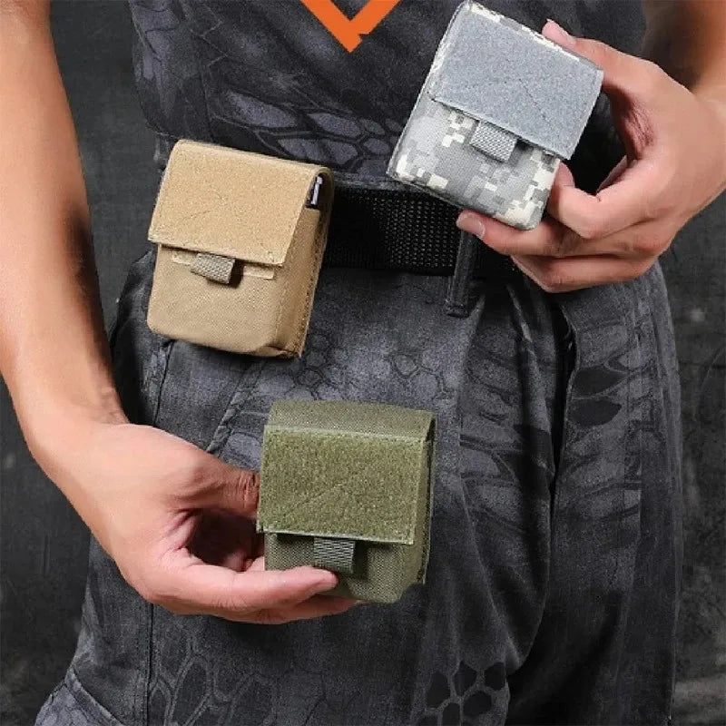 Outdoor Molle EDC Bag Magazine Cigarette bag Waist pocket Airsoft ammo bag Camouflage Hunting accessories Gadget gear bag