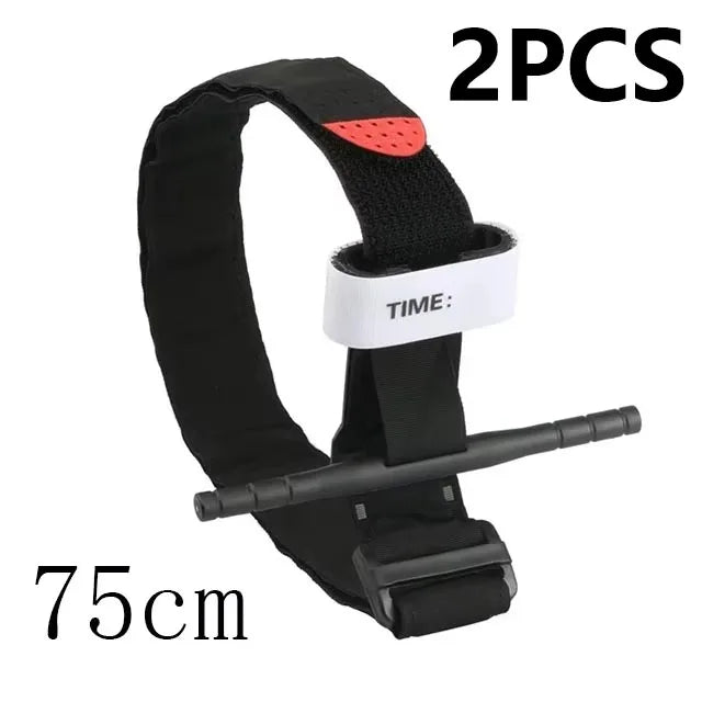 Tactical Survival Combat Tourniquet, 65/75/95cm Rotating Tourniquet, Medical Emergency Belt for Outdoor 2/4 pcs CAT