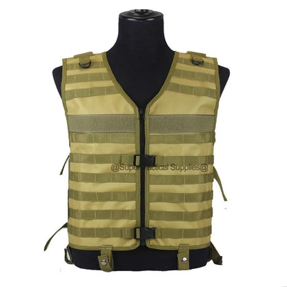 Adjustable Tactical Vest Field Hiking Load Carrier Hunting Vests Airsoft Molle Gear Security Guard Suit Breathable Sport Clothes