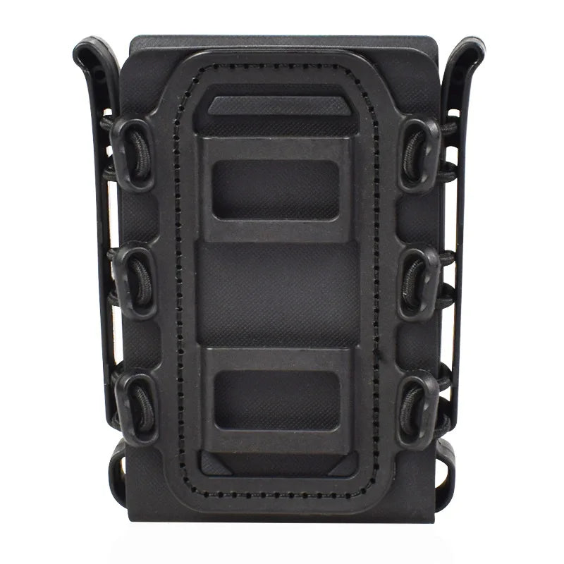 Tactical Magazine Pouch Molle for Ar15 M4 5.56 7.62 9mm Scorpion Fast Mag Quick Release Mag TPR Holster Adjustable Case Box
