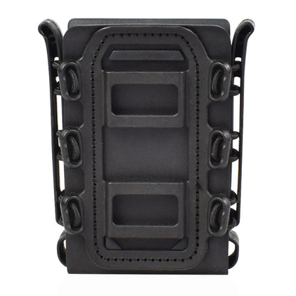 Tactical Magazine Pouch Molle for Ar15 M4 5.56 7.62 9mm Scorpion Fast Mag Quick Release Mag TPR Holster Adjustable Case Box