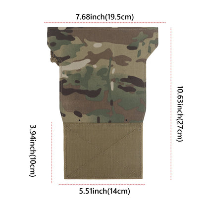 Tactic Chest Armor Management Panel Reusable Hunting Vest Panels Multi-Layer for Diary Card Battery Utility Storage Pouches