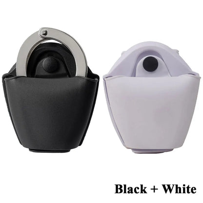 Universal Handcuff Cover 2Pcs Set Quick Release Compatible with Tactical Belt Vest System Handcuff Pouch Hunting Accessories