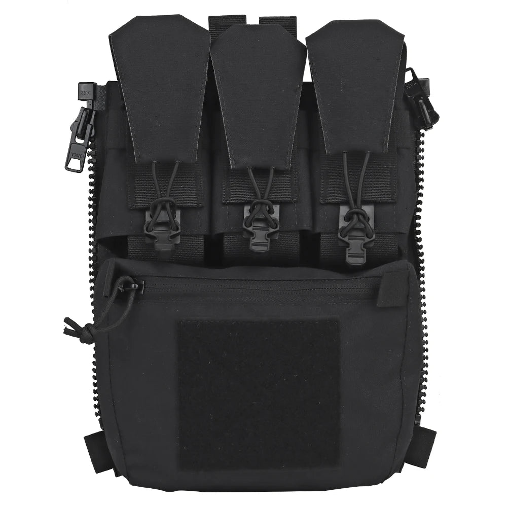 Tactical V5 FCPC Plate Carrier Back Panel Expansion Bag Supplement Sub-package Airsoft Triple Pouch Vest Accessories