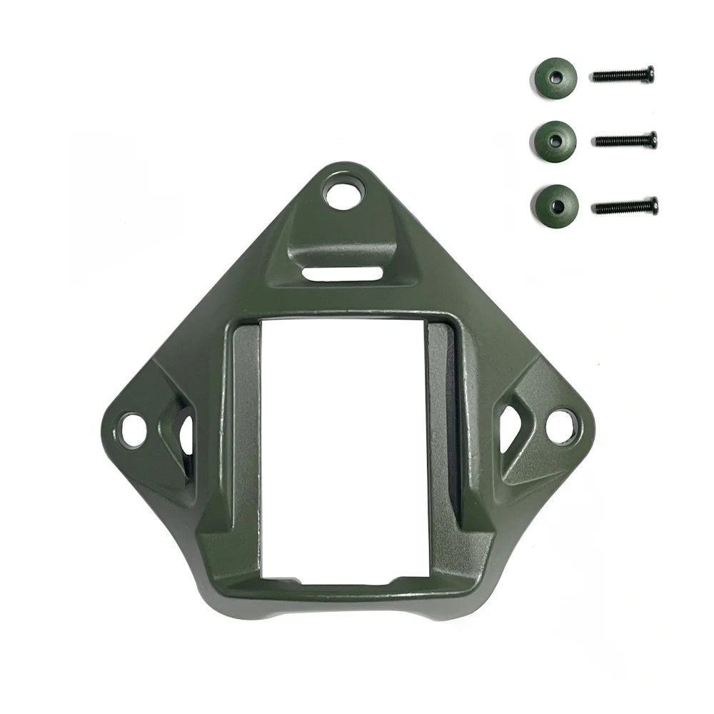 Tactical Helmet Frame Mount NVG Shroud Aluminum Adapter 3 Hole Skeleton Mount ARC Rail For FAST MICH Helmet Accessorie
