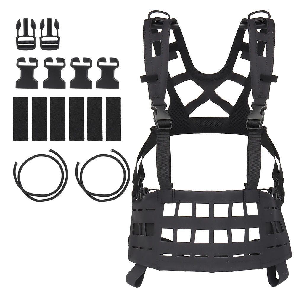 JPC Tactical Vest SPC Chest Rigs Lightweight MOLLE Militar Hunting Airsoft Assault Vest Multi-functional Load Carriage Platform